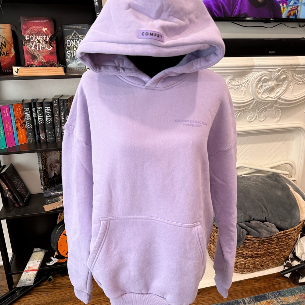Comfrt Women's Lavender Hoodie Pastel Edit